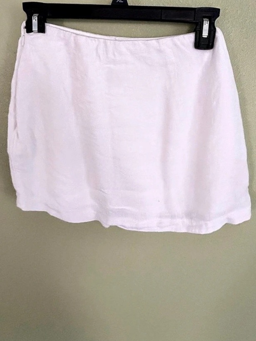 Abercrombie & Fitch The A&F Scarlett Linen Mini Skort White XXS